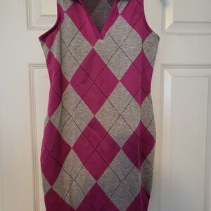 Madden NYC Girls Grey/black & Pink Dress Size M